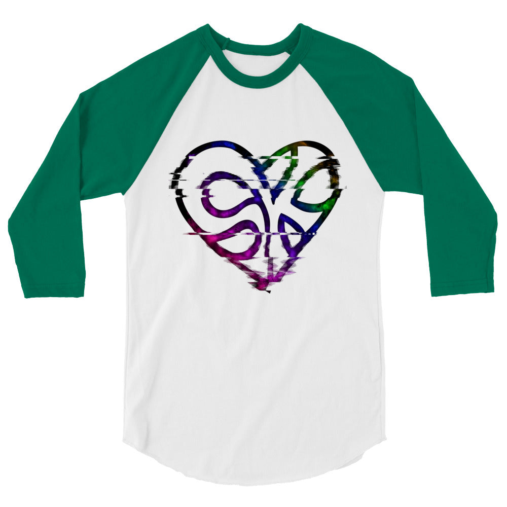 Distorted Logo Baseball T-Shirt