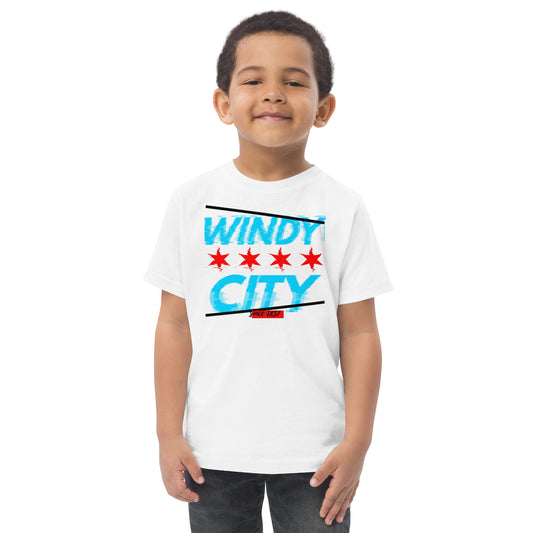 WIndy City (Toddler jersey t-shirt)