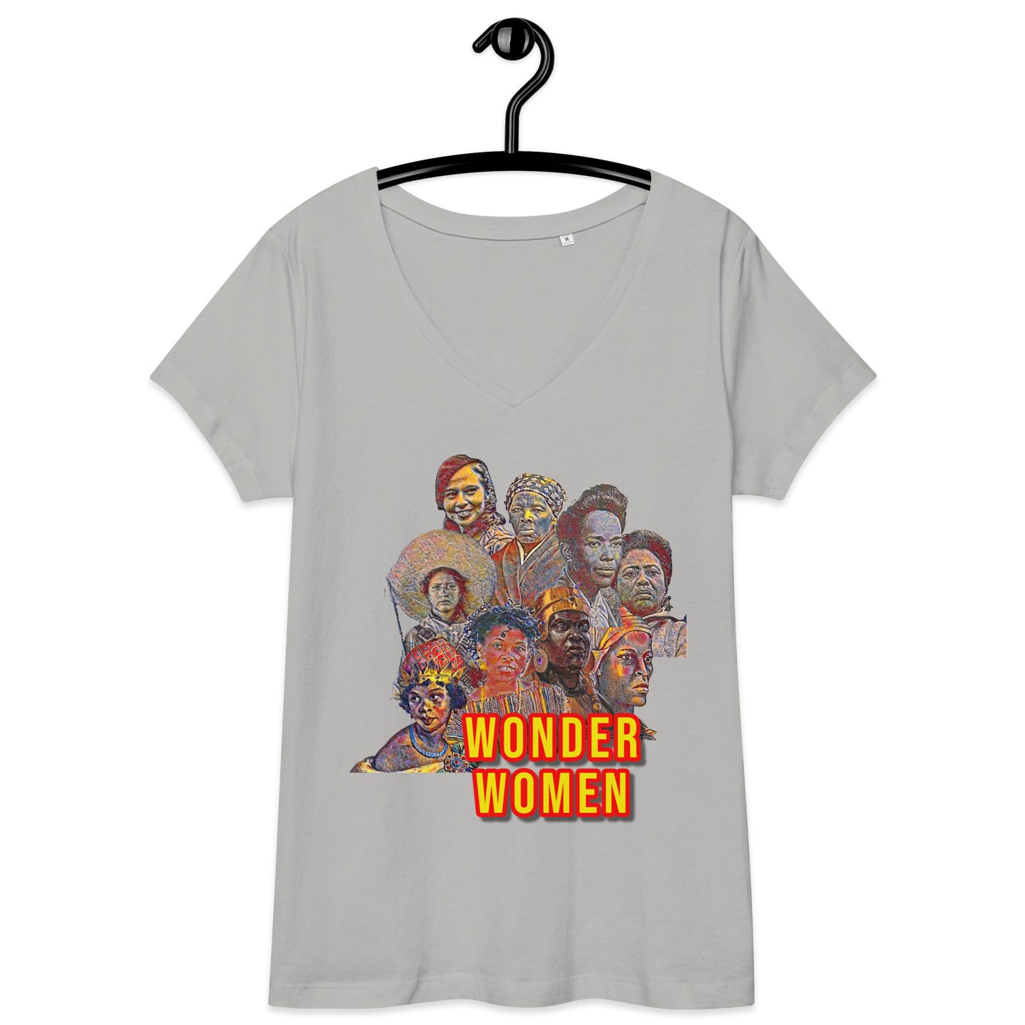 Wonder Women (Women’s fitted v-neck t-shirt)