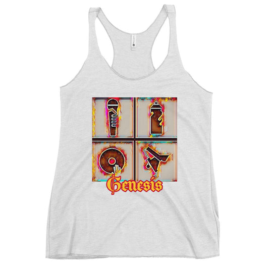 Genesis of Hip Hop - Women's Racerback Tank