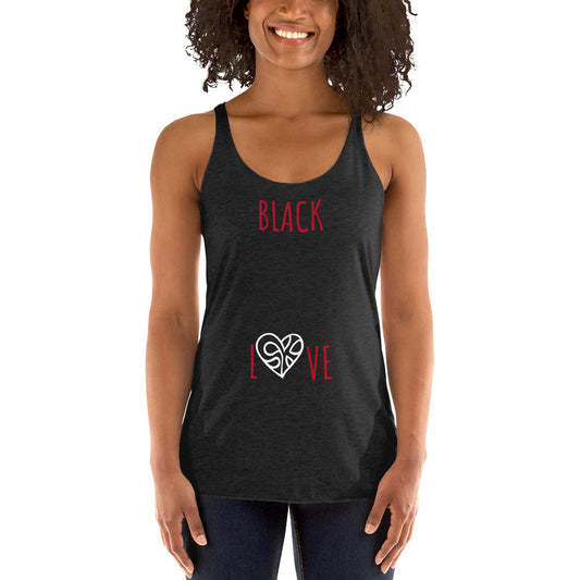 Black Love Women's Racerback Tank