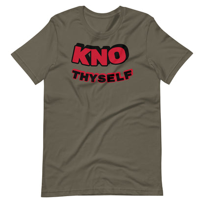 KNO Thyself t-shirt